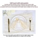 thumbnail image 2 of Naiovety Paquete de 6 servilletas plisadas de gasa balinesa para decoración de bodas y fiestas, elegantes para un día especial. Mostrada verde claro, 2 of 6