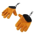 thumbnail image 1 of Guantes de Barbacoa Calor, Guantes de Parrilla Sin Deslizamiento Con Hebilla Colgante, Protectió Superior para la Cocina Al Aire Libre, Hecha de Tope de Vaca de Capa Superior,, 1 of 7