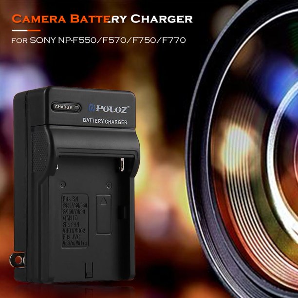 Puluz Pu2133 Cargador De Batería De Cámara Con Enchufe Estadounidense Para Sony Np-F550/F570/F750/F770