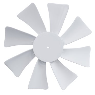 HQRP 6-Inch CCW Fan Blade Replacement For RV Roof Vents & Range Hoods (1/8 D-Bore)