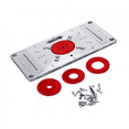 thumbnail image 1 of Router Table Flip Plate Aluminum Router Table Insert Plate W/ Router Insert Rings Wood Router Tools for Woodworking, 1 of 6