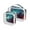 Future Racing, variant on Clear Makeup Bags with Handle Large Opening 2 Pack Set Toiletry Bag Quart Size Bag, for Women Man Traveling Travel Essentials, Toiletries and Other. Pink Flamingo