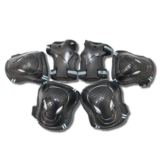 Juego de protectores para patinetas y patinaje sobre ruedas para adultos, tabla larga, protector de codos de doble vuelta, protector de rodillas, muñeca, patinaje, deportes acuáticos