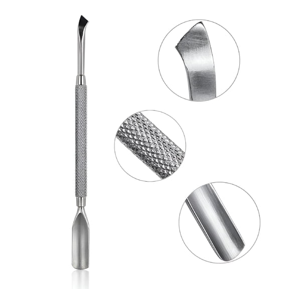 FACEGA 1Pc Nail Cuticle Polisher Angled Cuticle Pusher for Professional Use and Personal Care