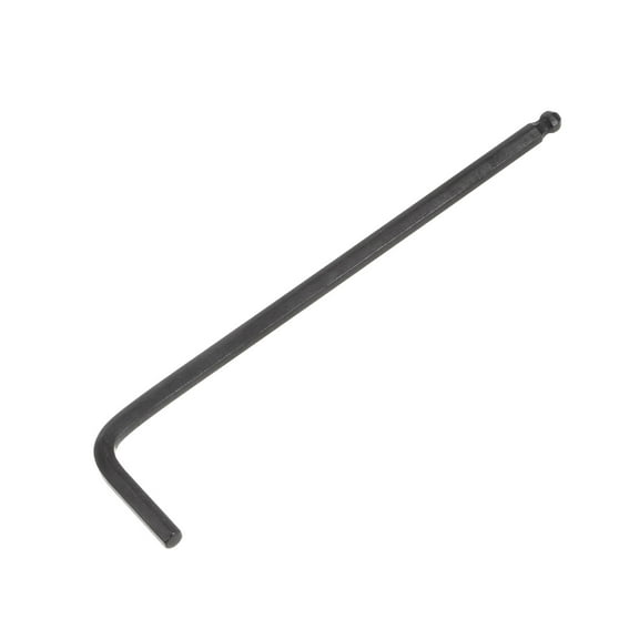 Uxcell 4mm Ball End Hex Key Wrench, L Shaped Long Arm CR-V Repairing Tool, Black
