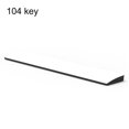 thumbnail image 3 of Ajazz portátil teclado pulsera soporte de pulsera suave portátil ergonómico rebote lento teclado a mano resto hogar dormitorio escritorio para PC suministros blanco 104 llaves kenally EL005686-01, 3 of 7