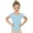 Light Blue, variant on Girls' Team Basics Short Sleeve Leotard Red (size-8-10 )