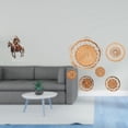 thumbnail image 2 of Centro de mesa acrílico con forma de caballero y colección de arte mural tejido en ratán para decoración del hogar. Regalo único para dormitorio,, 2 of 8