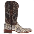 thumbnail image 2 of Tanner Mark Boots Mens Tanner Mark Natural Rattlesnake Print Vamp 12in Tobacco Top, 2 of 5