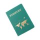 thumbnail image 1 of Yuarrent Funda protectora para pasaportes con control de seguridad, tarjetero de identificación de viaje, organizador de cuero PU, funda de Almacenamiento y organización del hogar Verde, 1 of 6