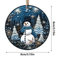 thumbnail image 6 of Nmdmisc Christmas Tree Decorations Christmas Hanging Ornament Christmas Tree Round Decoration Christmas Tree Hanging Pendants for Family Colleagues Friend,3.15", 6 of 7