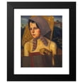 thumbnail image 2 of Boris Grigoriev 20x24 Black Modern Framed Museum Art Print Titled - Russian Peasant Girl (1924), 2 of 5