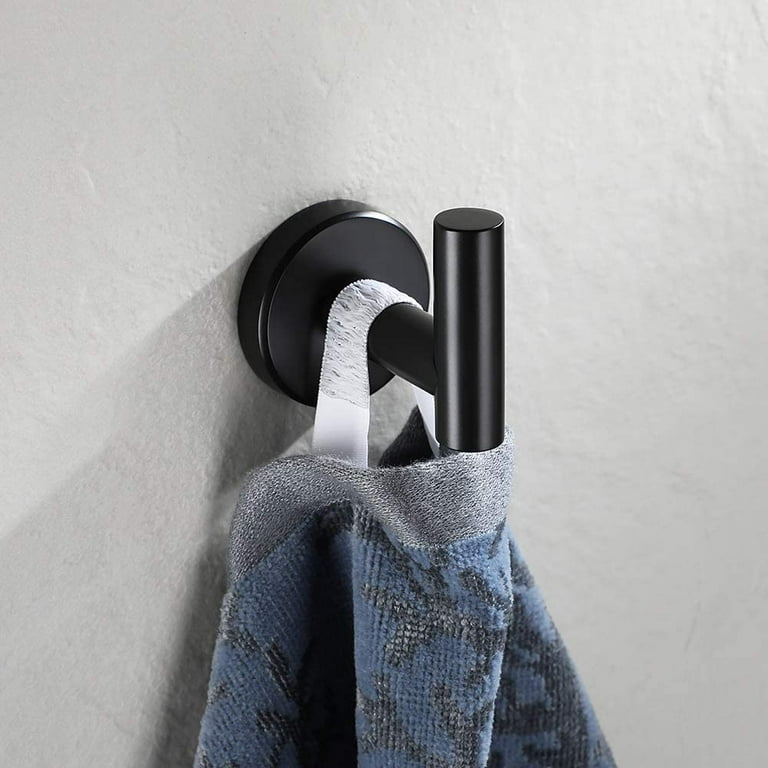 Matt black bathroom hooks sale