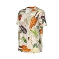 thumbnail image 6 of Fotbe Cute Vegetables Baseball Jersey Shirt for Men and Women, Casual Short Sleeves Button Down T-Shirt-Large, 6 of 9