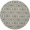 thumbnail image 3 of Nourison Jubilant Modern Moroccan Grey 5'3" x ROUND Area Rug, (5' Round), 3 of 9