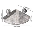 thumbnail image 2 of Estante de almacenamiento para baño con ventosa carrito de pared transparente multifuncional para baño, 2 of 7