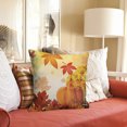 thumbnail image 4 of Panxico Housses de Coussin, Housses de Coussin Décoratives, Style Moderne Simple Citrouille Feuillu Automne Lin Crypté Housse de Coussin Adaptée pour Offrir, Décoration de Salon, Articles en Liquidation, 4 of 4