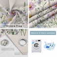 thumbnail image 6 of Blackout Curtains for Bedroom, Spring Floral Room Darkening Window Drapes for Living Room, Watercolor Herbs Summer Botanical Rustic Thermal Insulated Grommet Curtains, 52x90 inch, 2 Panels, 6 of 9