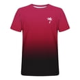 thumbnail image 3 of Camisas de Manga Larga para Hombres Imprimir Casual Cuello Redondo Blusa de Manga Corta, Camisas de Lino para Hombres, 3 of 8