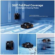 iGarden Robotic Pool Cleaner K Series, Cordless Pool Vacuum Robot for Inground & Above Ground Pools, Smart Navigation, Touchscreen, Self-Parking, Cleans Floor, Wall & Waterline, 220 Min