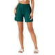 thumbnail image 1 of Pantalones cortos de pijama de modal para mujer INSPIRE CHIC, suaves y cómodos, con bolsillos, pantalones cortos elásticos de boxeador para dormir, talla XS, color verde, 1 of 6