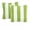 Green White Stripes, variant on 18x18 Inch Outdoor Throw Pillows Set of 2, Waterproof & Fade-Resistant, Square Decorative Cushion For Patio Furniture, All Weather Outdoor Pillows (Red Grid)