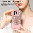 thumbnail image 2 of iPhone 14 Pro Max Case with Screen Protector, Apple 14 Pro Max Cover, Glitter Bling Design Luxury Anti-Scratch Shockproof Bumper Phone Case for Apple iPhone 14 Pro Max - Black, 2 of 7