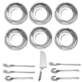 thumbnail image 1 of 1 Set of Stainless Steel Silverware Family Birthday Utensils Party Reusable Cutlery, 1 of 7