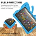 thumbnail image 5 of ELEHOLD Cute Kids Case for Amazon Fire Max 11 13th Generation Kids Friendly EVA Butterfly Wings Kickstand Heavy Duty Rugged Shockproof Protective Case for Fire Max 11 - Blue, 5 of 7