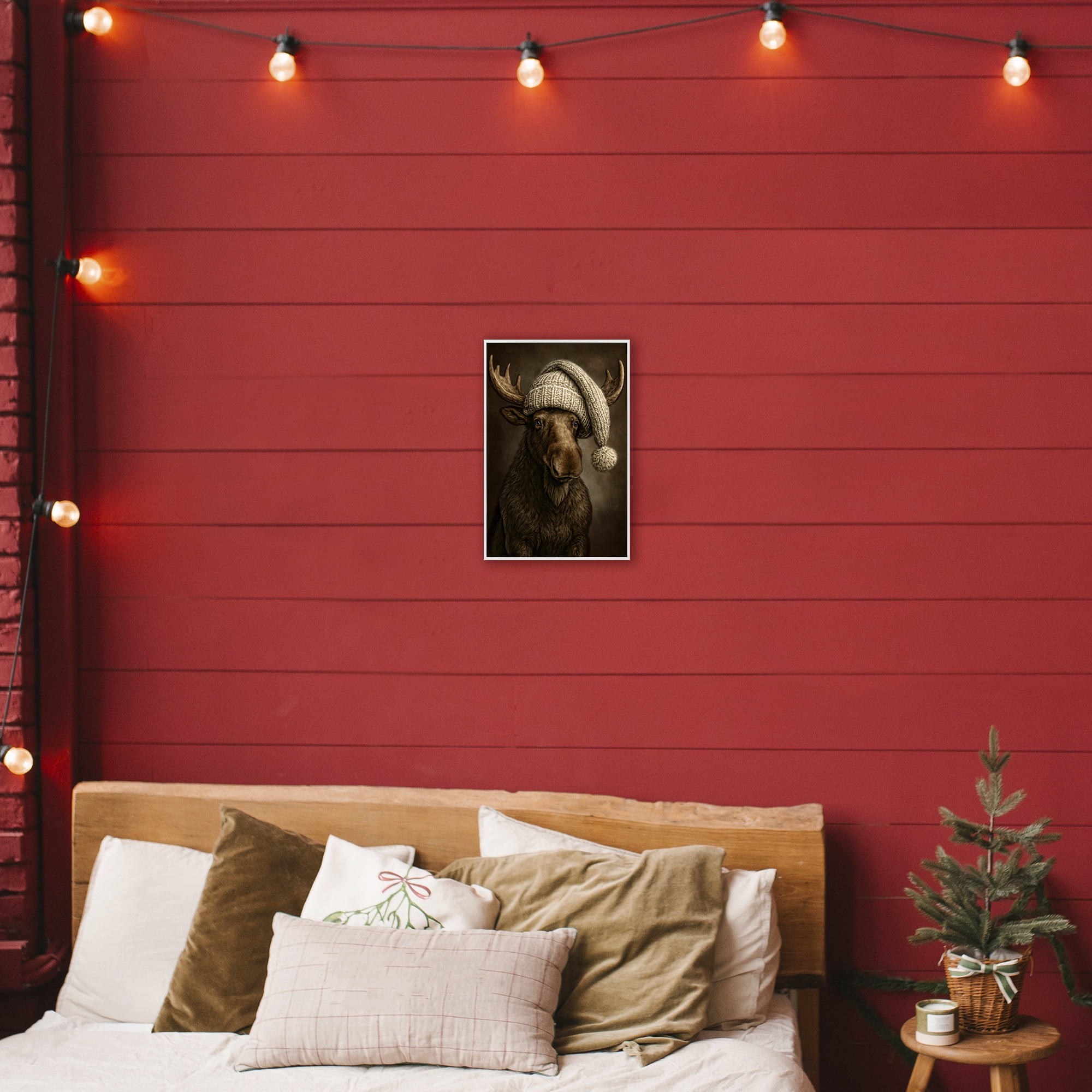 Stupell Industries Northwood Gentle Giant White Framed Giclee Art, design by Kelley Parker