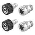 thumbnail image 1 of Bsvklp Conector Pistola Acero Inoxidable Con Puntas para Lavadora A Presión 3/4 Pulgada (4 Piezas), 1 of 9