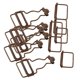 thumbnail image 1 of 2x Dungaree Buckles - Sujetadores de clip de metal para , chaquetas, monos, cinturones, monos para niños, hebillas de bricolaje para , paq Gloria Hebillas de refuerzo, 1 of 9