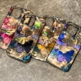 thumbnail image 6 of Laser Water Ripple Butterfly Phone Case Compatible with iPhone 14 Pro 2022 Aesthetic Bling Glitter Wave Stylish Design Slim Protective Girls Women Cover(iPhone 14pro 6.1",Black), 6 of 16