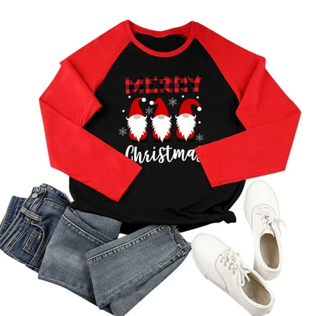 

B91xZ Long Sleeve T Shirts For Women Women s Basic Long Sleeve T Shirts Crewneck Slim Fit Spandex Tops Plain Layer Underscrub Tees Christmas Gifts For Mom Black L