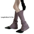 thumbnail image 5 of lanema 1 pair Soft & Knitted Leg Warmer 90s Ribbed Socks Shoe Sleeves with Flare Designing for Stylish Everyday Wear, 5 of 21
