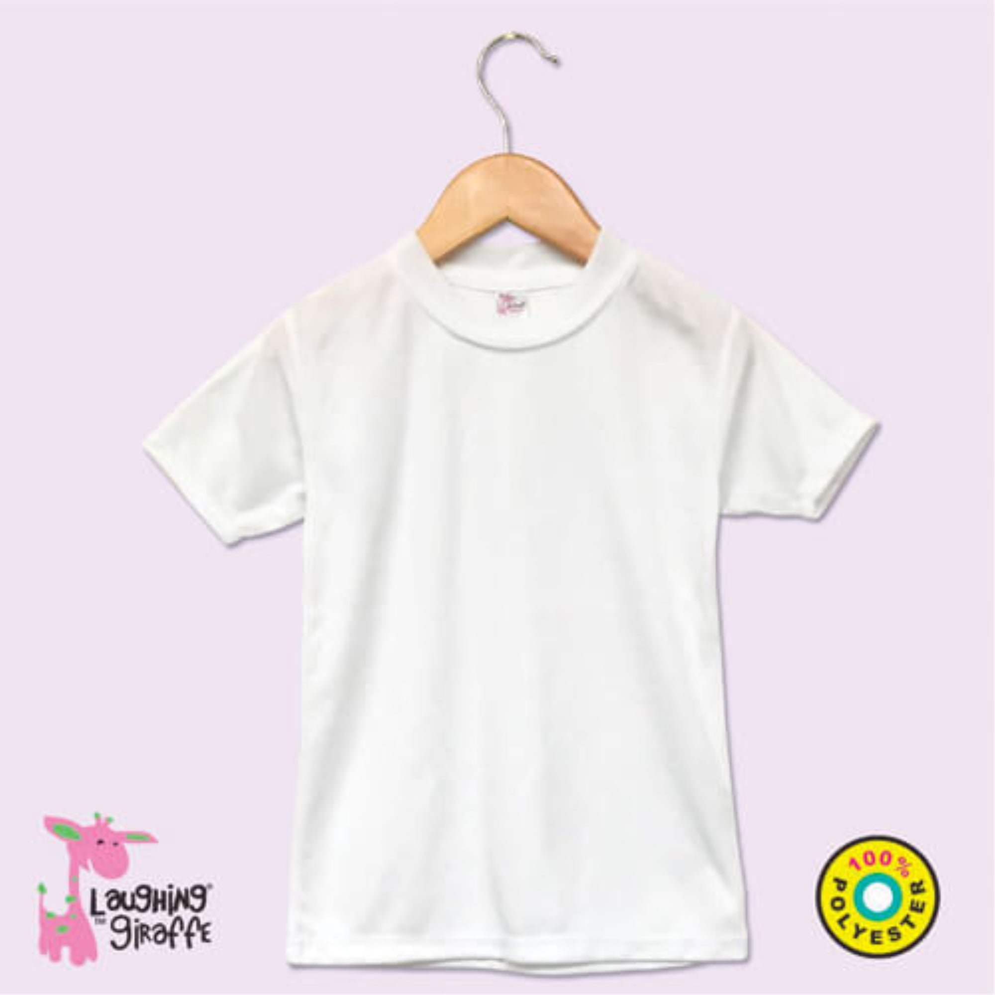Baby White S S T Shirt Polyester 12 18M Walmart