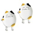 thumbnail image 2 of 1 Set 2Pcs Cartoon Ceramic Pot Lid Stand Practical Spoon Rests (Assorted Color), 2 of 2