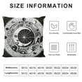 thumbnail image 5 of Orinice Occult Stars Planets Graphic Decorative Pillow Cover for Home Couch Living Room Bed Sofa 20x20in, 5 of 5