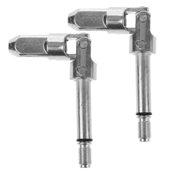FRCOLOR 2pcs Horizontal Jack Cardan Shaft Universal Joint Steel Part for Trailer Jack Hydraulic Cylinder Seal Accessory