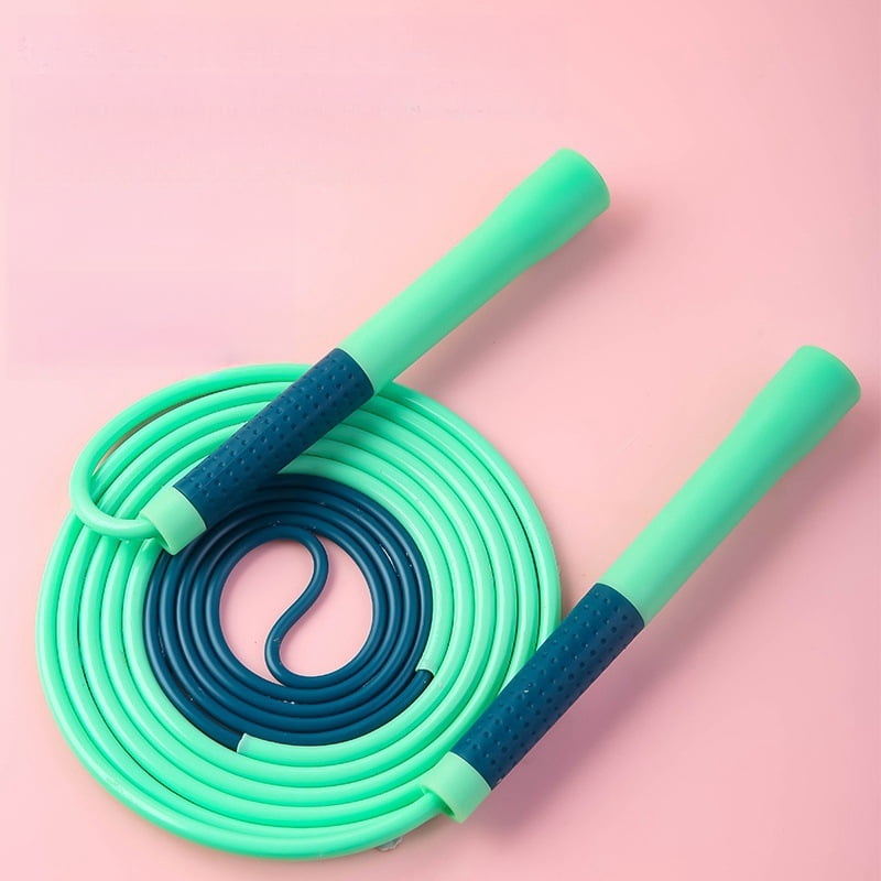 Kids Racing Jump Rope Student Sports Equipment Silicone Jump Rope Comfortable Anti-Slip Handle Fitness Training Rope for Children