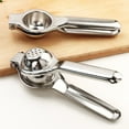 thumbnail image 2 of Lemon Squeezer Juicer Stainless Steel Orange Fruit Hand Press Manual Squeezer Juicer, 2 of 6