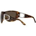thumbnail image 5 of Ralph Lauren Womens Rl8189q Square Sunglasses Shiny Dark Havana/Brown 34 Millimeters, 5 of 5