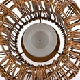 thumbnail image 5 of 10.87 Inch Stylish Solar Dual Weaving Rattan Look Lantern, 5 of 7
