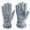 Gray, variant on Women's Winter Touchscreen Gloves, Puffer Insulated & Waterproof with Faux Fur Cuff