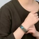 thumbnail image 3 of Brazalete de brazos Sonducket vintage Pluma retro con turquesa, 3 of 6