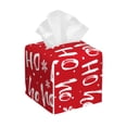 thumbnail image 1 of Fotbe Hohoho Porta Pañuelos Decorativo de Cuero, Caja Cuadrada Moderna para Pañuelos Faciales, Organizador y Dispensador 5x5x5'', 1 of 7