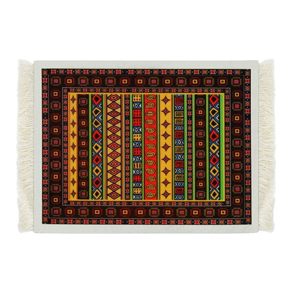 Rug Mouse Pad, Washable Elegant Oriental Persian Carpet Mouse Mat For Table Decor Great Gift