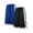 2 Pack Black/blue, variant on Two Tone Basketball Shorts For Men with Pockets, Pocket Training Shorts-Black-L
