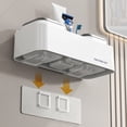 thumbnail image 4 of Toothbrush Holders For Bathrooms, Toothbrush Wall Mounted With 2 Toothbrush Cup,Bathroom Toothbrush Toothpaste, 4 of 9