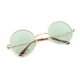 thumbnail image 1 of BRIGHTFUFU Gafas de sol redondas de gran tamaño con protección UV400 Gafas retro para hombres Mujeres (Gafas de montura verde con montura dorada), 1 of 7